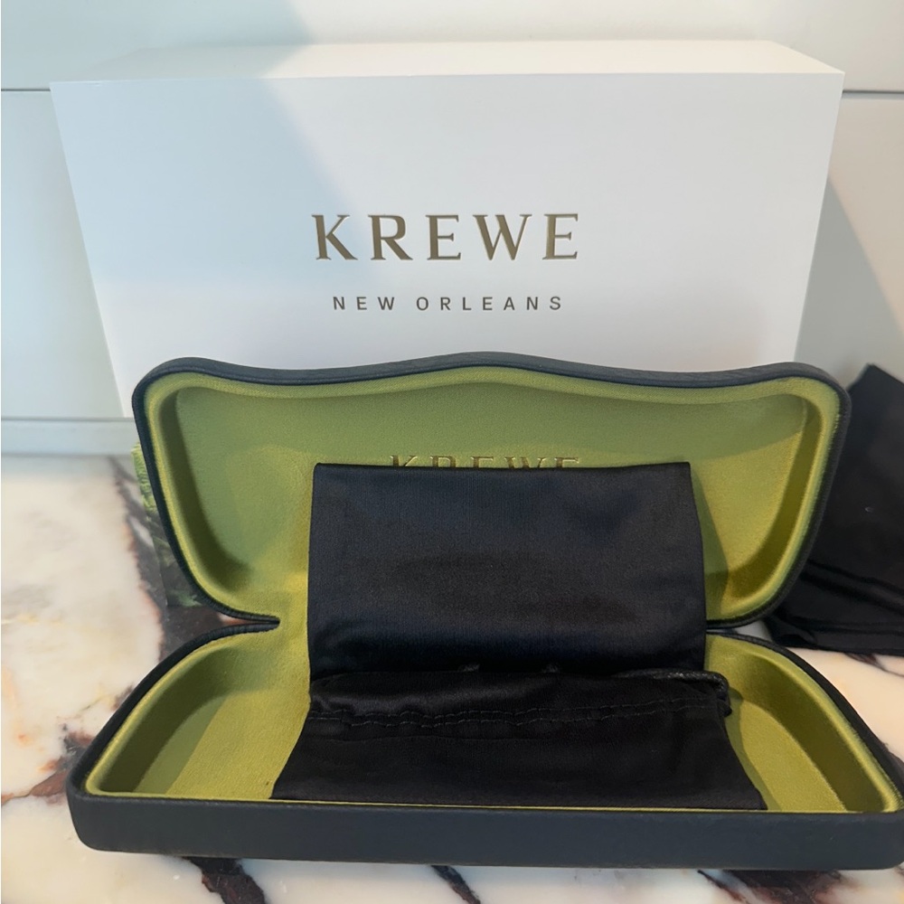 KREWE Carter Sunglasses in Olive Green - Picture 2 of 4